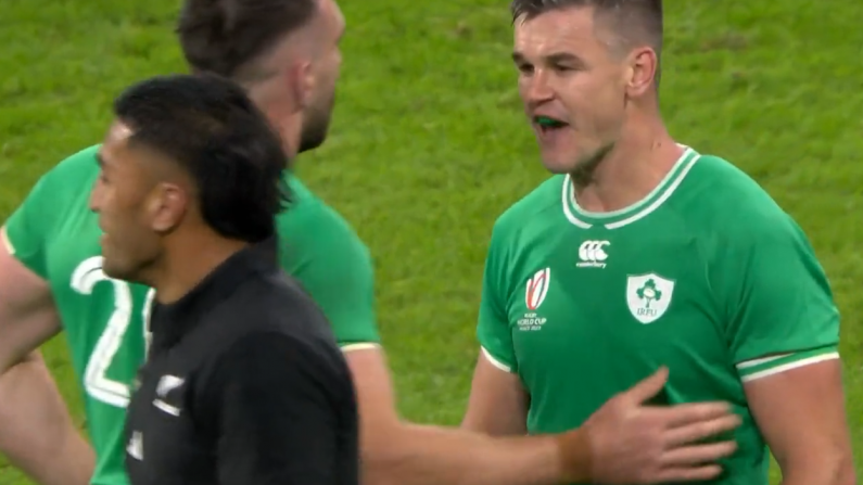 Johnny Sexton Involved In Angry Exchange With Rieko Ioane After Ireland Loss To All Blacks
