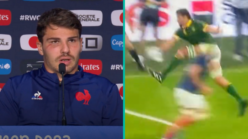 Antoine Dupont Hits Out At The Standard Of Refereeing After France Knocked Out Of RWC