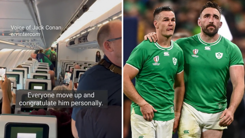 Jack Conan Did His Best To Embarrass Johnny Sexton On Flight Home From Paris