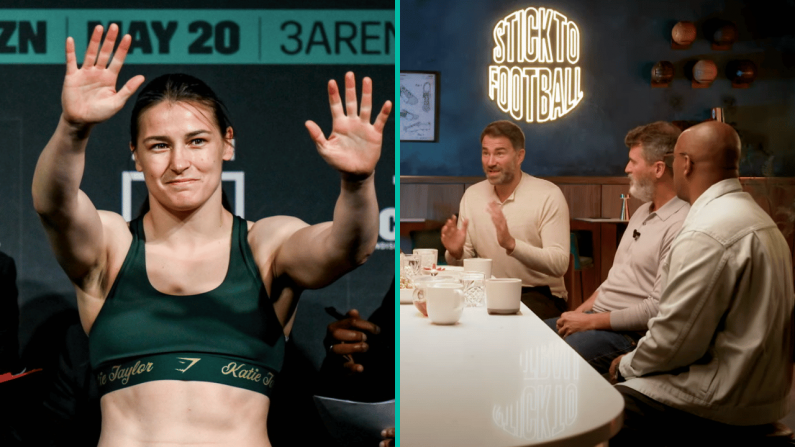 Eddie Hearn Tells Roy Keane About Katie Taylor Conversation That 'Scared The Life' Out Of Him