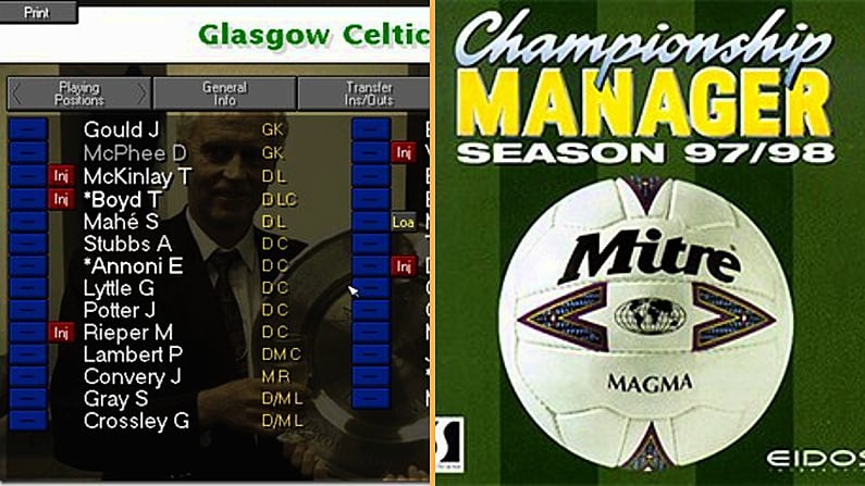 13 Reasons Why We Loved Championship Manager 97/98