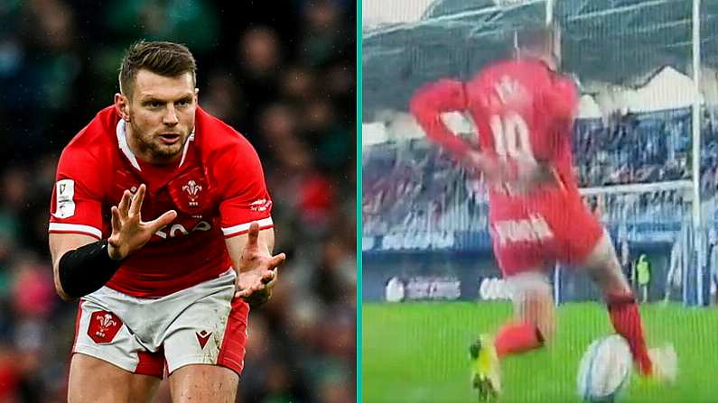 Wales' Dan Biggar Suffers Bizarre Mid-Conversion Injury