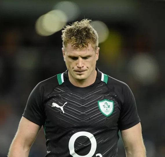 Captain of Ireland's rugby team