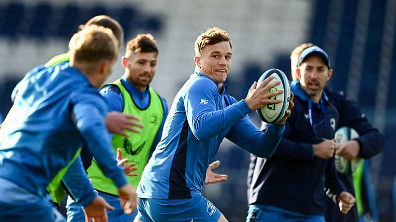 17 November 2023; Josh van der Flier during a Leinster Rugby captain's run at the RDS Arena in Dublin. Photo by Harry Murphy/Sportsfile