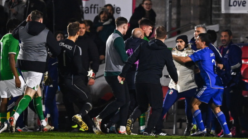 Tensions Boil Over After Italy U21s Score 96th Minute Equaliser Vs Ireland U21s