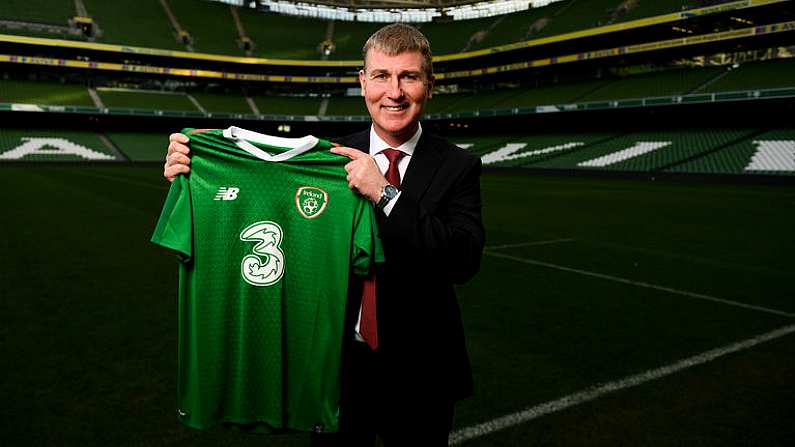 26 November 2018; Newly appointed Republic of Ireland U21 manager Stephen Kenny following a press conference at Aviva Stadium in Dublin. Photo by Stephen McCarthy/Sportsfile