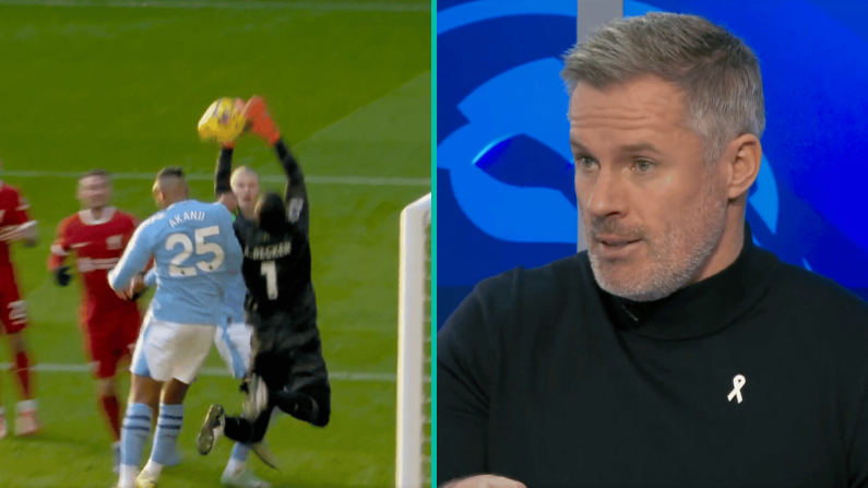 Liverpool Fans Call Out Jamie Carragher For Take On Disallowed Manchester City Goal