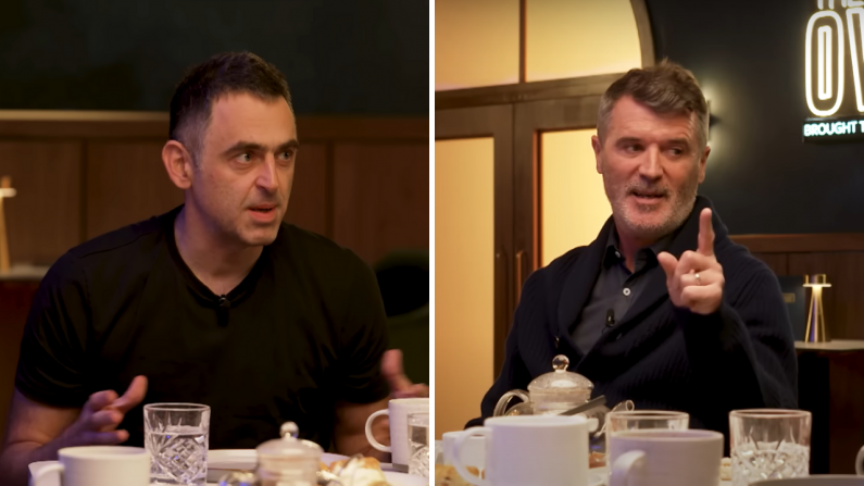 Ronnie O'Sullivan And Roy Keane Share Hilarious Moment After Candid Mental Health Chat