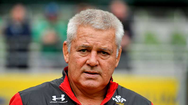 7 September 2019; Wales head coach Warren Gatland prior to the Guinness Summer Series match between Ireland and Wales at Aviva Stadium in Dublin.Photo by Brendan Moran/Sportsfile