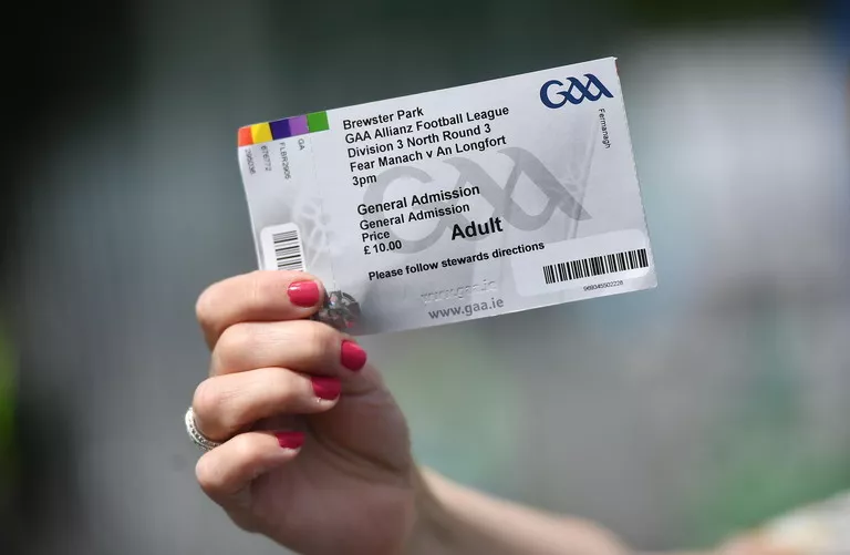 gaa hurling league ticket prices 2024