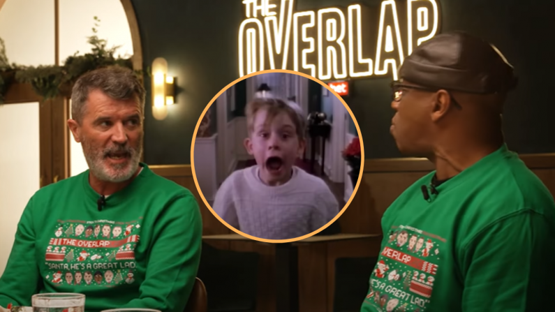Roy Keane And Ian Wright Had Priceless Home Alone Disagreement On The Overlap