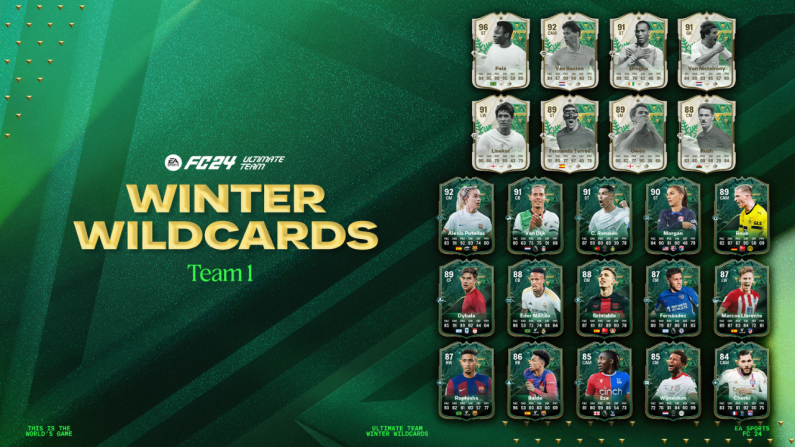 EA Sports FC 24 Releases Ultimate Team 'Winter Wildcards'