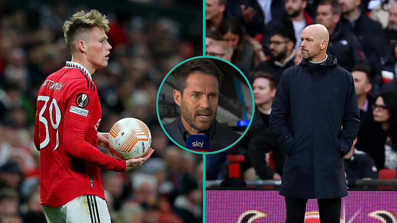 Jamie Redknapp Questions Erik Ten Hag's Half Time Substitution