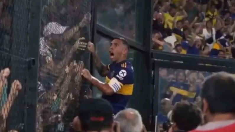 Carlos Tevez Wins The League For Boca And Goes Appropriately Mental