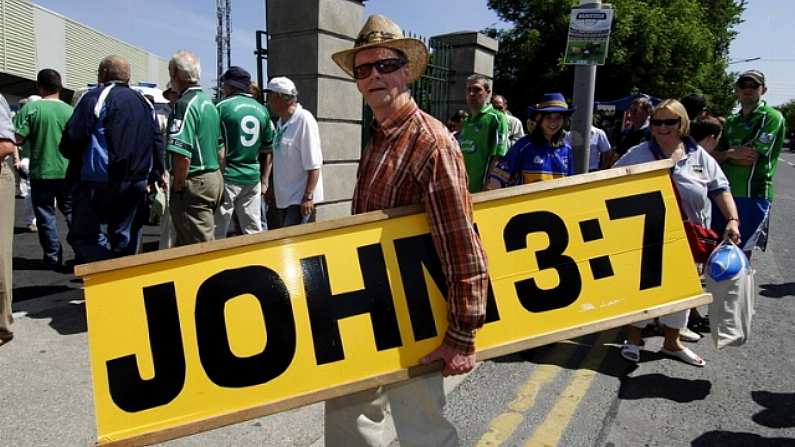 Well-Known GAA Supporter Frank 'John 3:7' Hogan Passes Away