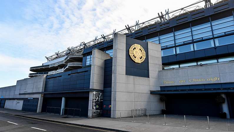 15 March 2020; A general view of Croke Park Stadium. Following directives from the Irish Government and the Department of Health the majority of the country's sporting associations have suspended all activity until March 29, in an effort to contain the spread of the Coronavirus (COVID-19). Photo by Sam Barnes/Sportsfile