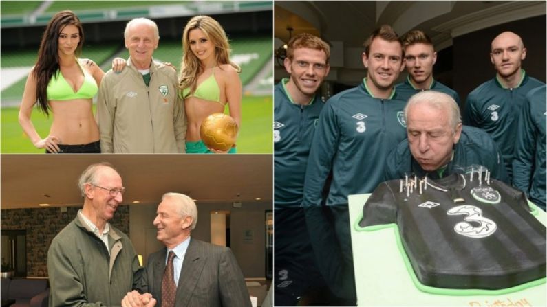 On His Birthday, Here's The Best Giovanni Trapattoni Snaps From His Time With Ireland