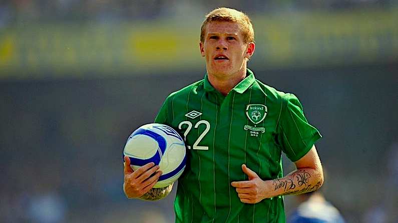 26 May 2012; James McClean, Republic of Ireland. Senior International Friendly, Republic of Ireland v Bosnia & Herzegovina, Aviva Stadium, Lansdowne Road, Dublin. Picture credit: Diarmuid Greene / SPORTSFILE