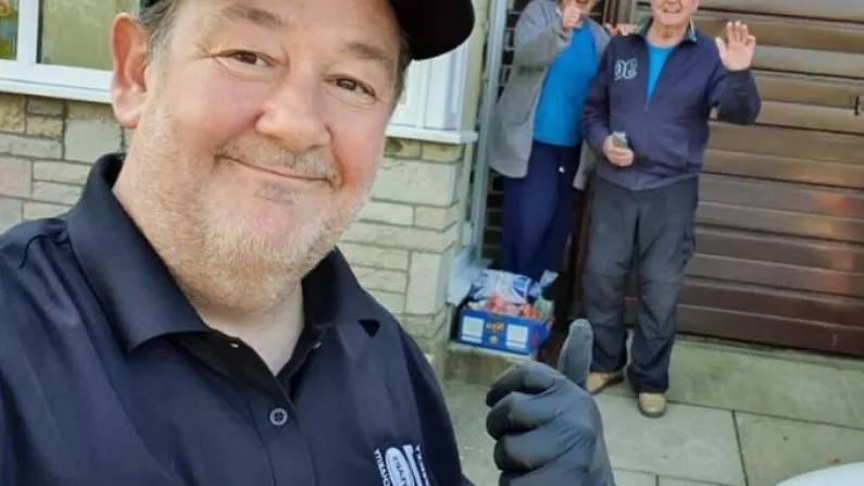 Johnny Vegas Is Delivering Food And Medicine To Vulnerable People In The UK