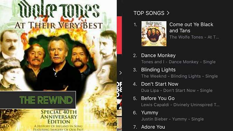 'Come Out Ye Black And Tans' Is Number One On The UK iTunes Charts