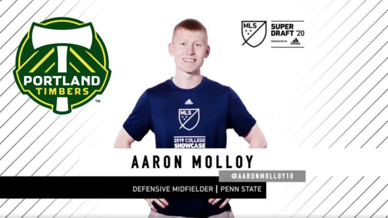 Ireland's Aaron Molloy Selected At 16th Overall In 2020 MLS Draft