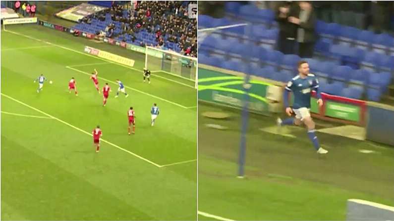 Watch: Alan Judge's Clinical Finish Caps Off Ipswich's Stunning Team Move