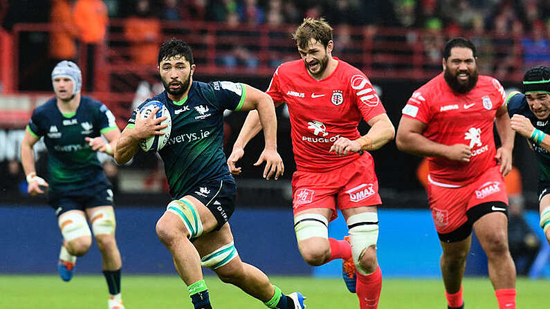 23 November 2019; Colby Fainga of Connacht  during the Heineken Champions Cup Pool 5 Round 2 match between Toulouse and Connacht at Stade Ernest Wallon in Toulouse, France. Photo by Alexandre Dimou/Sportsfile