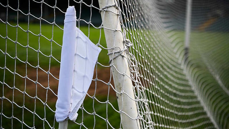 6 August 2018; A general view of a point flag in the goal prior to the TG4 All-Ireland Ladies Football Intermediate Championship quarter-final match between Sligo and Wicklow at the Gaelic Grounds in Limerick. Photo by Diarmuid Greene/Sportsfile