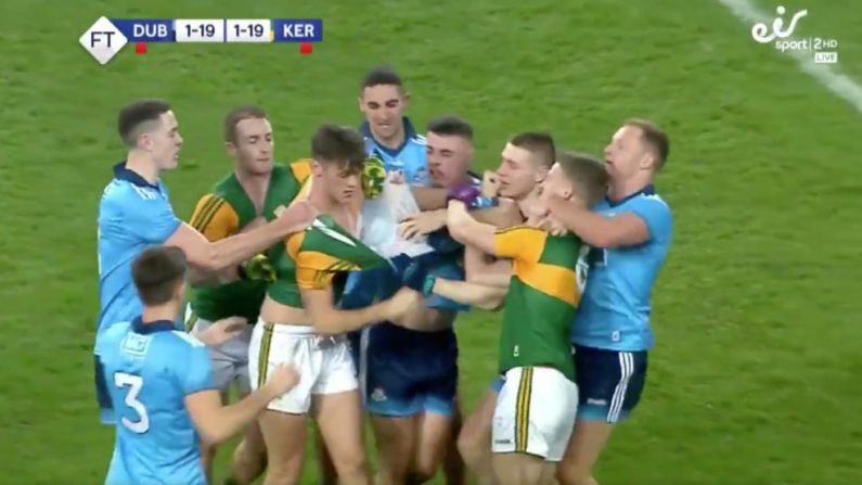 Watch: Tempers Flare After Clifford Kicks Last Second Levelling Free For Kerry