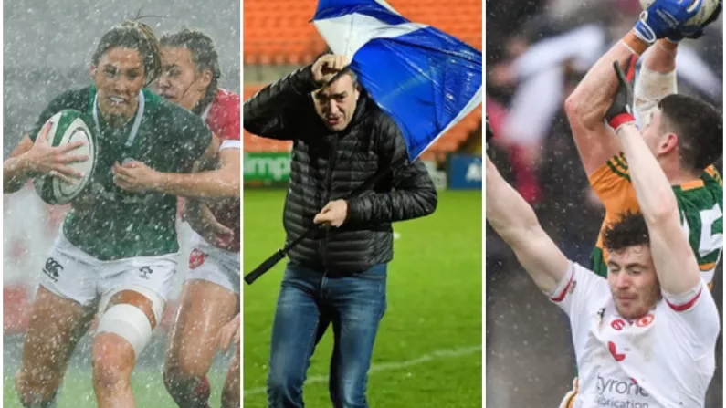 In Pictures: Storm Ciara Makes Its Mark On The Irish Sporting Weekend