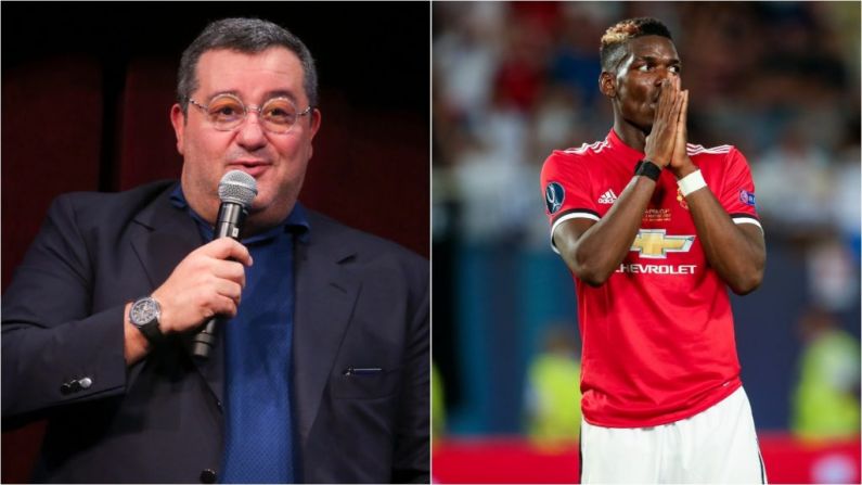 Mino Raiola Aims Another Dig At Manchester United Regarding Paul Pogba