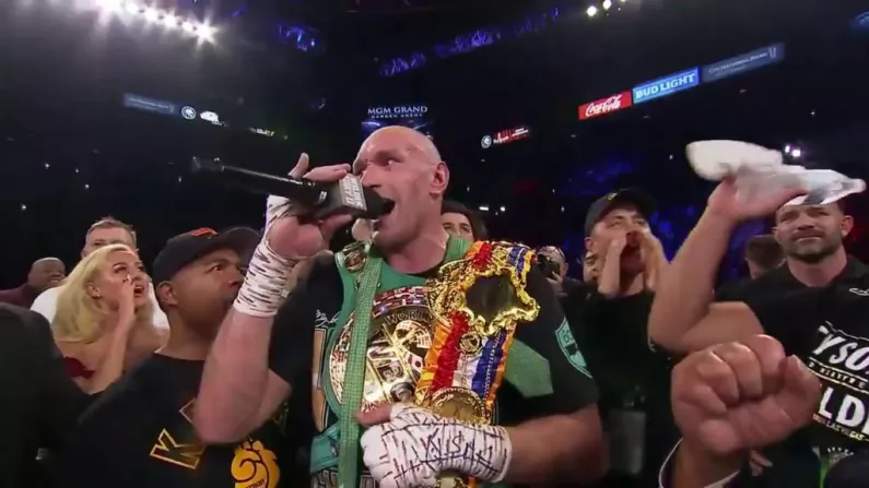 Tyson Fury Serenades Crowd With 'American Pie' After WBC Title Win
