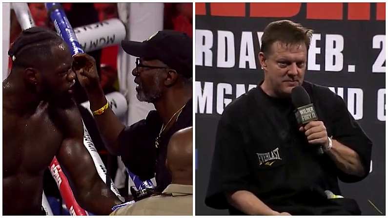 Disagreement In Deontay Wilder's Corner Over Decision To Throw In Towel