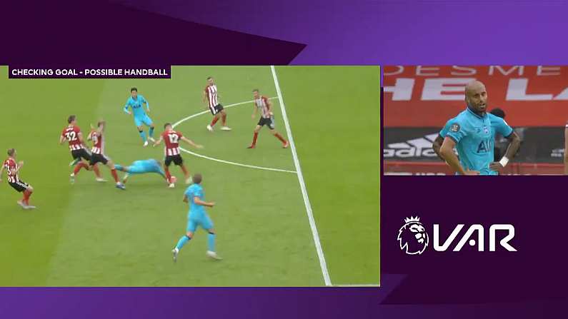 Watch: Controversial Handball Rule Sees Spurs Have Goal Ruled Out