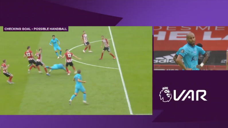 Watch: Controversial Handball Rule Sees Spurs Have Goal Ruled Out