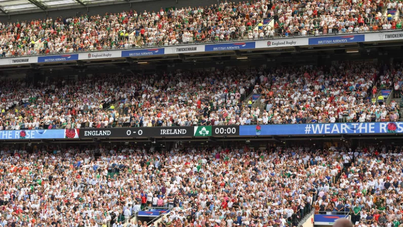 RFU Corporate Ticket Allocation Policy Would Be Worrying Precedent For Ireland