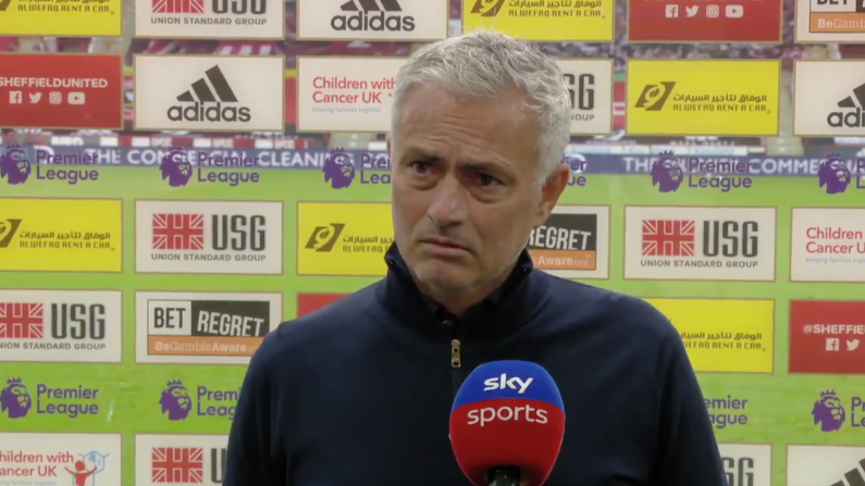 Jose Mourinho Was At It Again After Spurs' Loss At Sheffield United