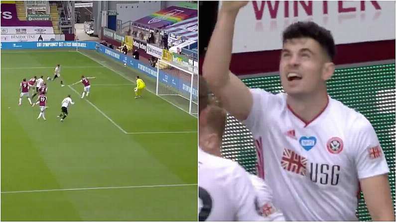 Watch: John Egan Scores A Stunner For His First Premier League Goal