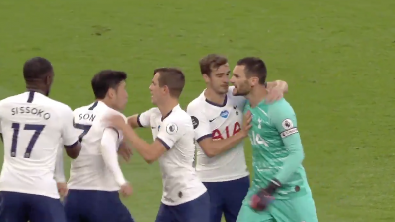 Watch: Son And Lloris Have To Be Separated During Halftime Confrontation