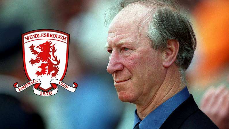 17 May 1998. Jack Charlton. Paul McGrath Testimonial Game, Landsdowne Road, Dublin. Photo by Brendan Moran/Sportsfile