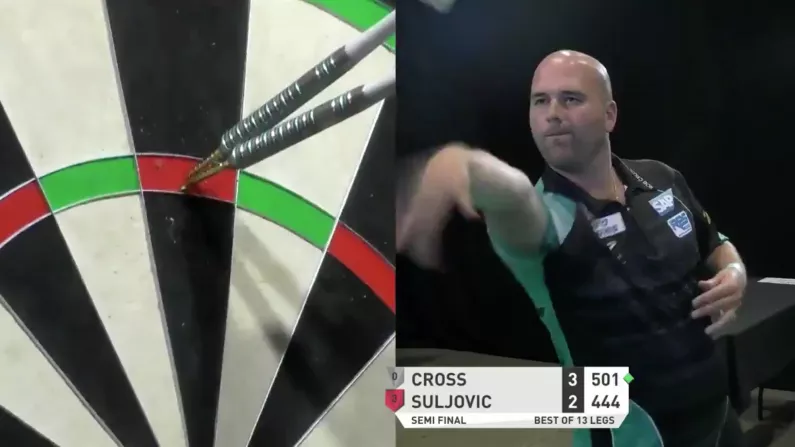 Watch: Rob Cross Nails Nine-Darter In PDC Tour Event