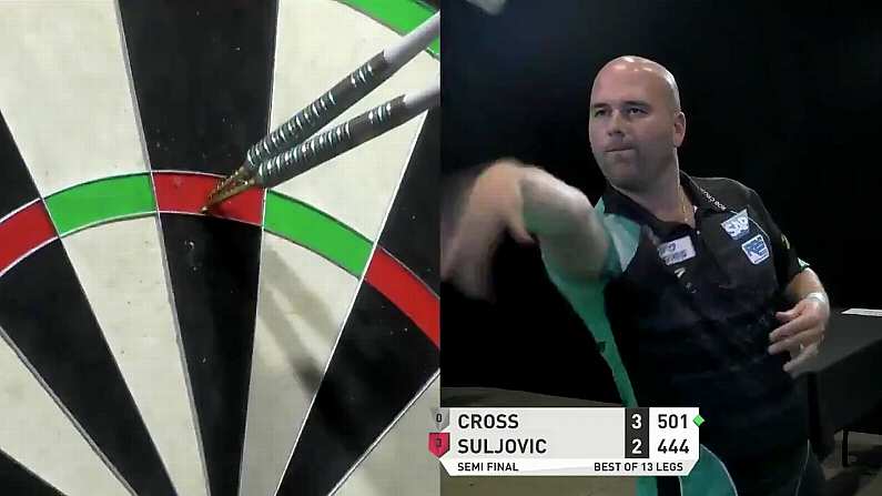 Watch: Rob Cross Nails Nine-Darter In PDC Tour Event