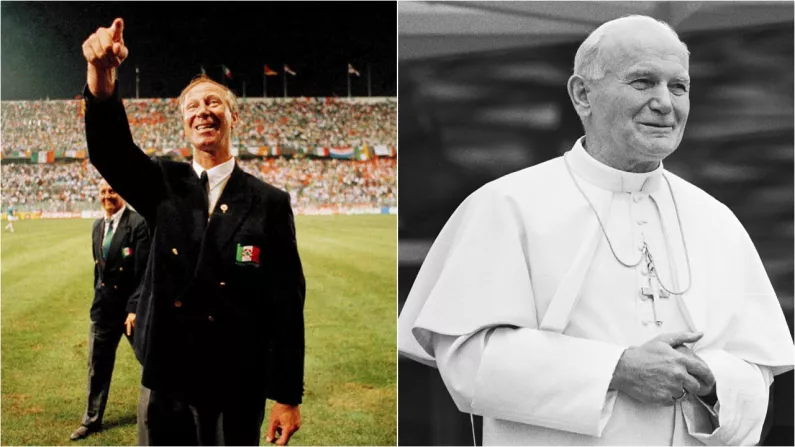 Jack Charlton's Pope Quip After World Cup Exit Has Become The Stuff Of Legends