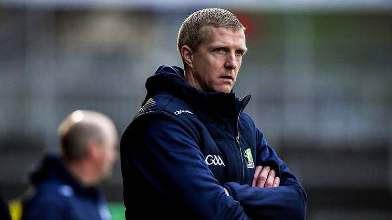 5 January 2020; Ballyhale Shamrocks manager Henry Shefflin during the AIB GAA Hurling All-Ireland Senior Club Championship semi-final between Ballyhale Shamrocks and Slaughtnell at Pairc Esler in Newry, Co. Down. Photo by David Fitzgerald/Sportsfile