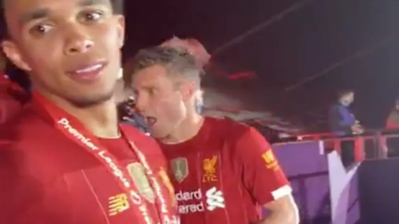 James Milner Calls Manchester United ‘Fucking Wankers' During Trophy Lift