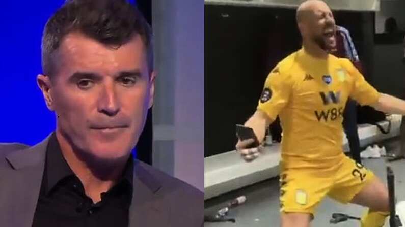 Watch: Roy Keane Not At All Impressed With Aston Villa Survival Celebrations