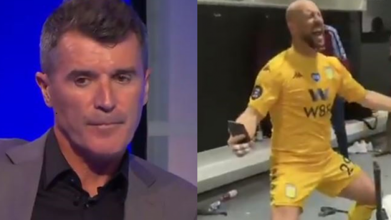 Watch: Roy Keane Not At All Impressed With Aston Villa Survival Celebrations