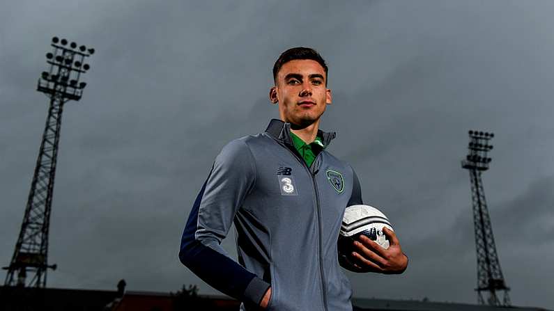 20 September 2017; Warren O'Hora of Bohemians and Republic of Ireland U19s stands for a portrait at Dalymount Park, in Phibsborough, Dublin 7. Photo by Sam Barnes/Sportsfile