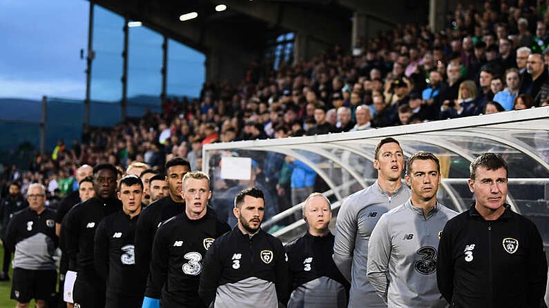 6 September 2019; Republic of Ireland U21 manager Stephen Kenny prior to the UEFA European U21 Championship Qualifier Group 1 match between Republic of Ireland and Armenia at Tallaght Stadium in Tallaght, Dublin. Photo by Stephen McCarthy/Sportsfile