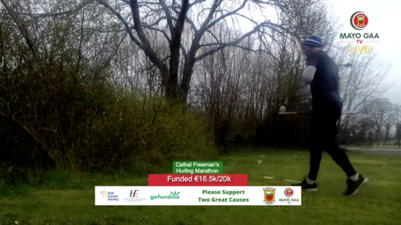 Mayo Hurler Runs Marathon In Garden To Raise €40,000 For HSE & Cancer Charities